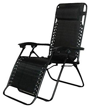 Caravan Canopy Zero Gravity Reclining Chair w/ Adjustable Headrest