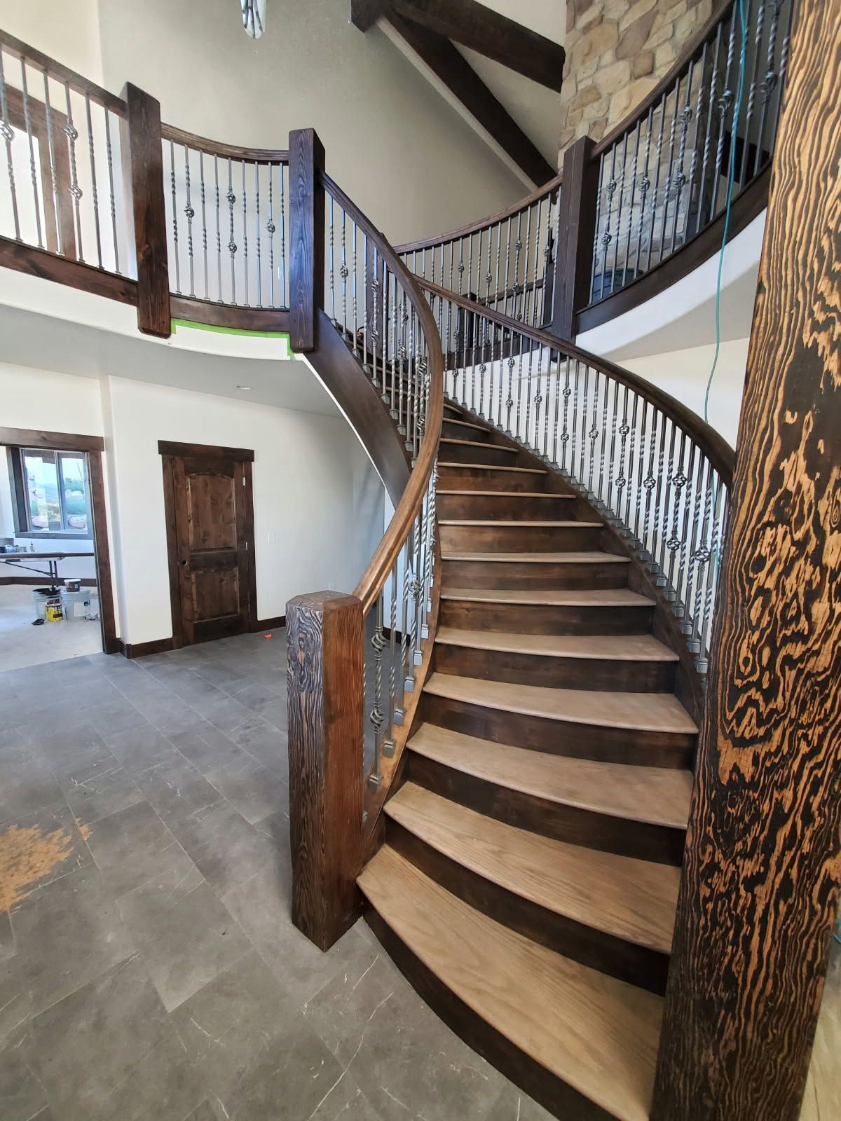 Example of a staircase design in Salt Lake City
