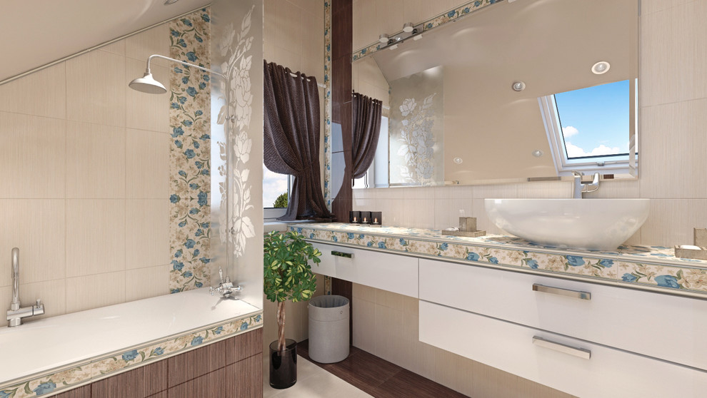 Проект интерьера для 3х-этажного дома в Ленинградской области