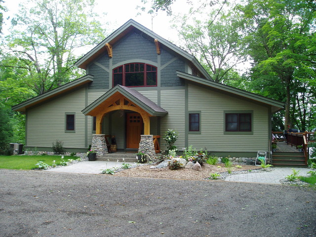 Timber Frame Projects (2) rustik-fasad