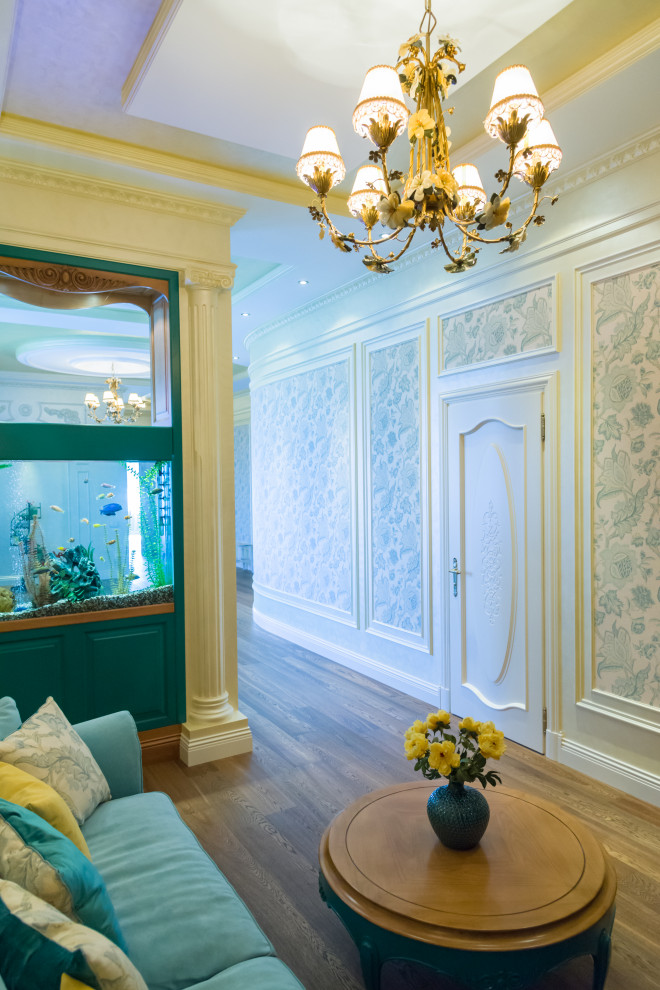 Интерьер дома в классическом стиле (500 кв м)