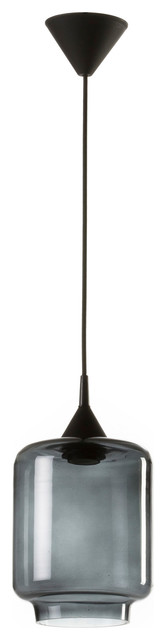 Small Boca Pendant Lamp, Smoke