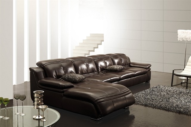 Dominguez Leather Sectional