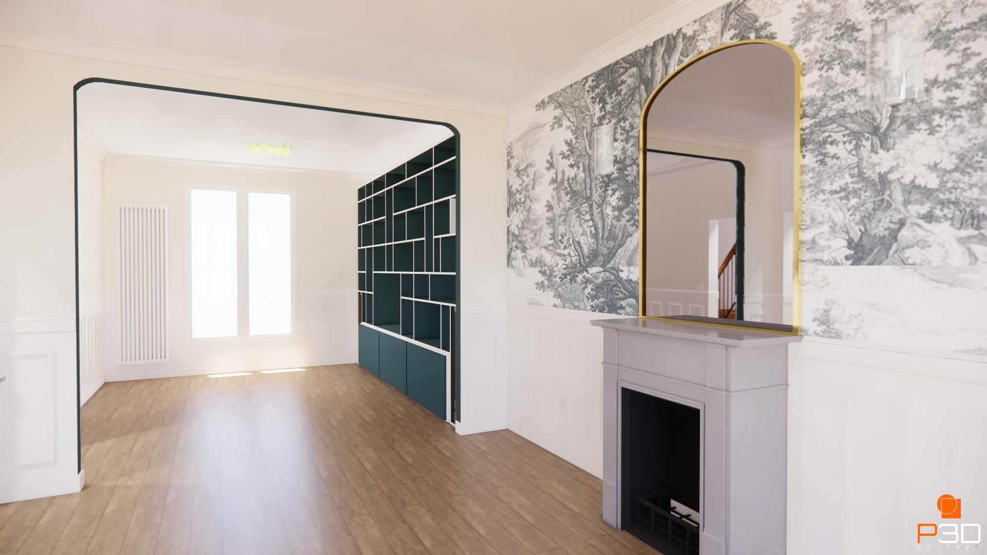 Avanr /Apres une maison de maitre se  réinvente avec brio