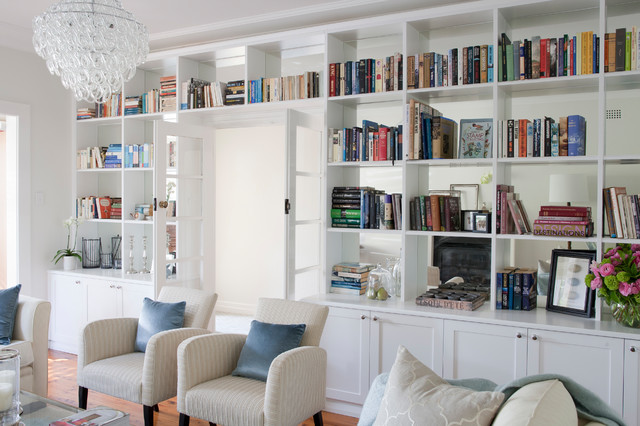 Library Room nyklassisk-vardagsrum