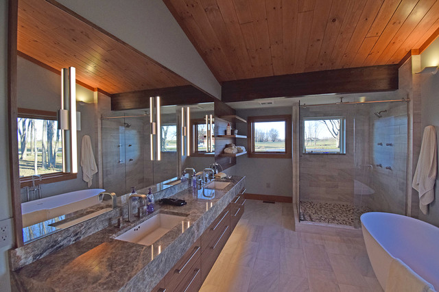 Private Home modern-badezimmer