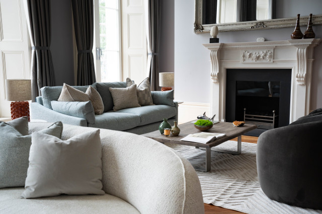 Lancaster gate contemporary-vardagsrum