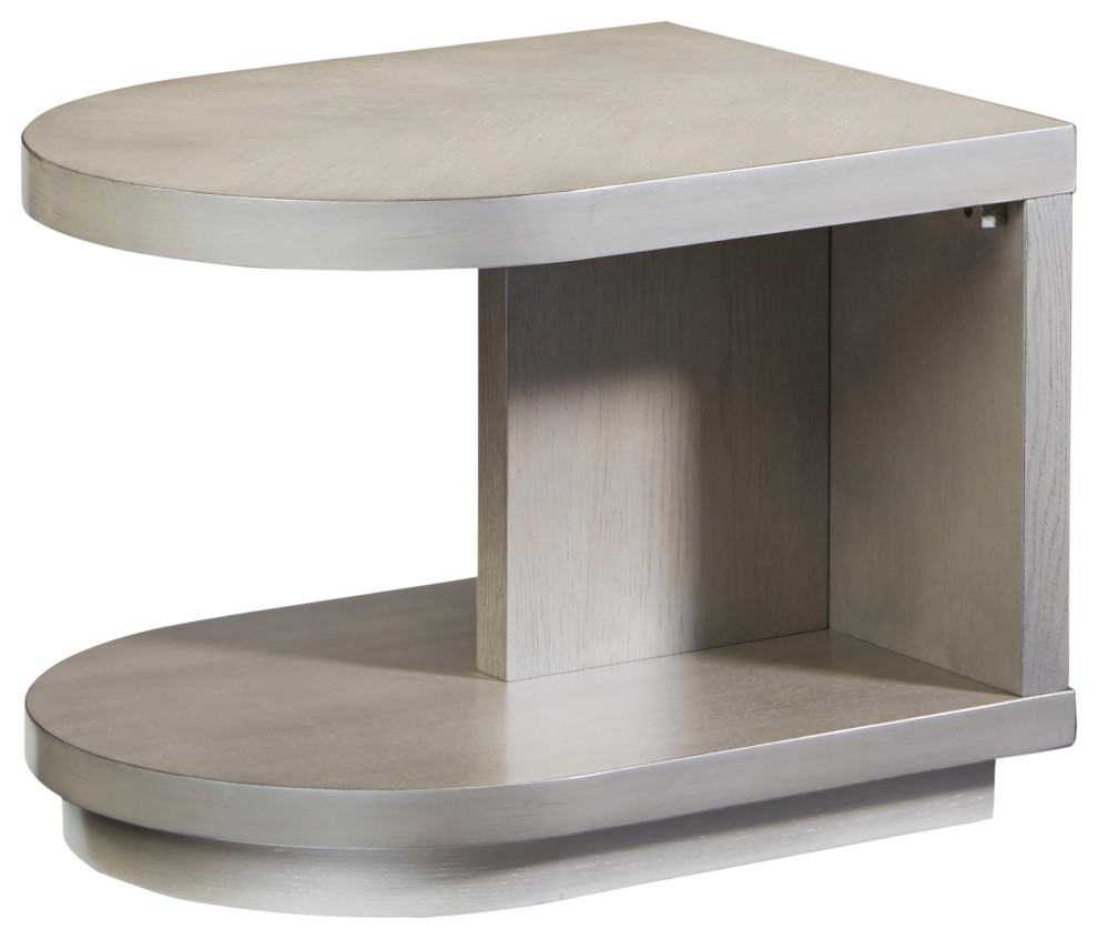 Augustine Bunching Cocktail Table, Pearlized Gray