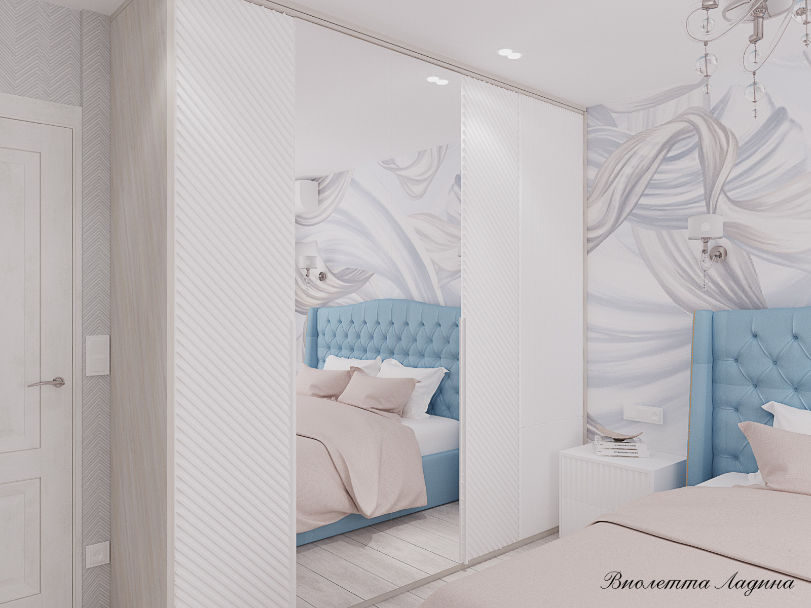 Квартира  в светлых тонах.. Двушка.