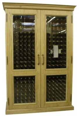 VINO-700ENGLISH-BW Wine Cooler Cabinet  Black Walnut