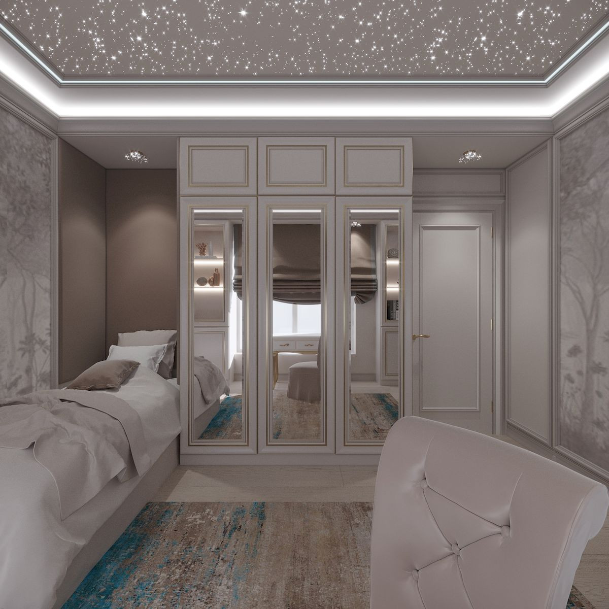 Дизайн детской 4-комнатной квартиры в Москве