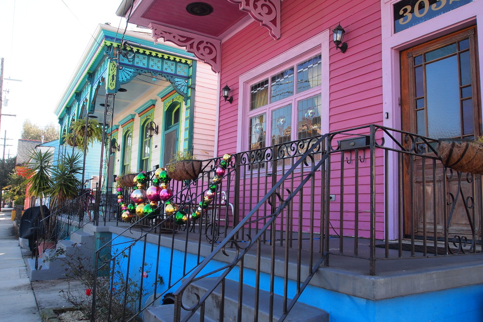 Inspiration for an eclectic exterior in New Orleans.