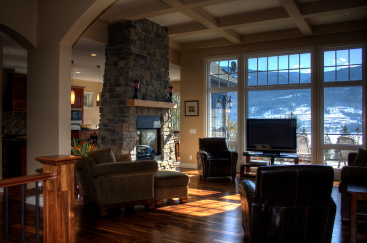 Inspiration for a transitional home design remodel in Vancouver