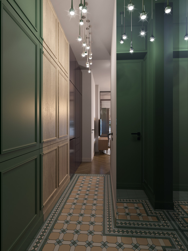 Interior design of a residential flat in The housing complex "Dynasty" at Moscow