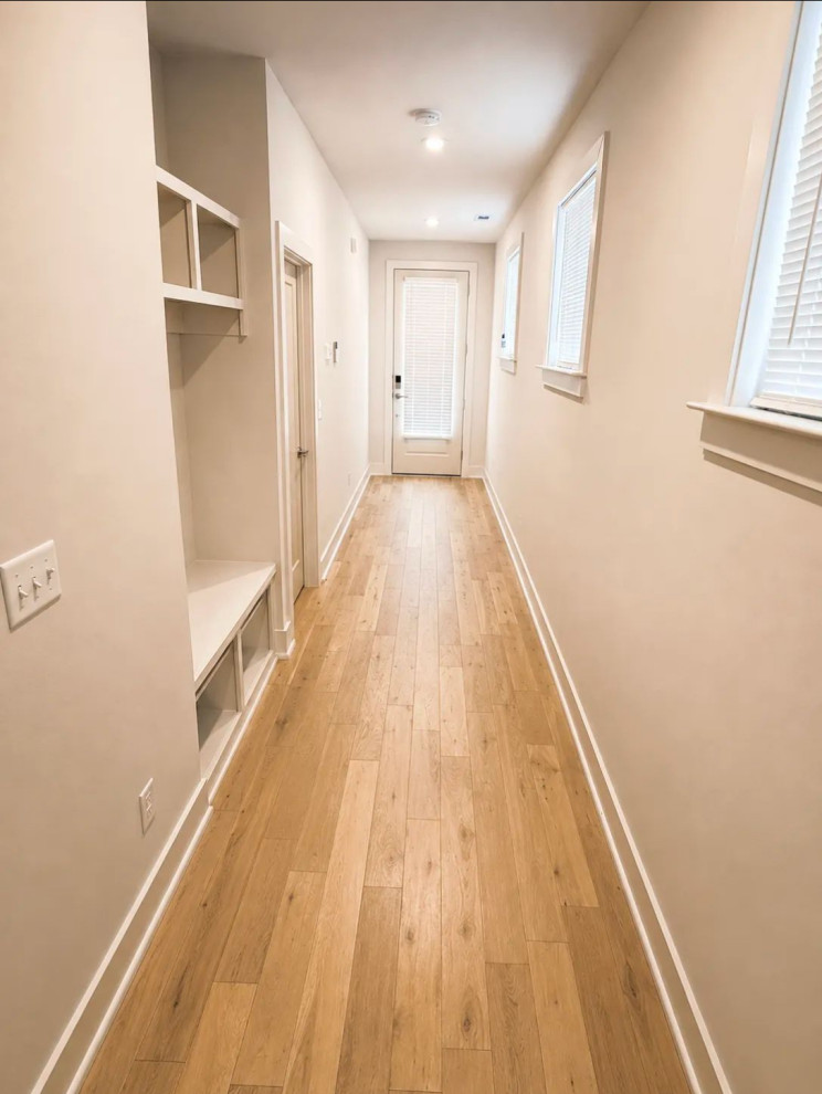 Nashville Entryway Refresh with New Door & Built-In Bench