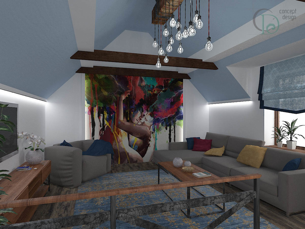 Яркий  смелый лофт