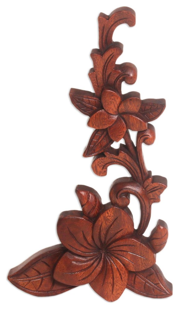 Touch of Jepun Wood Relief Wall Panel