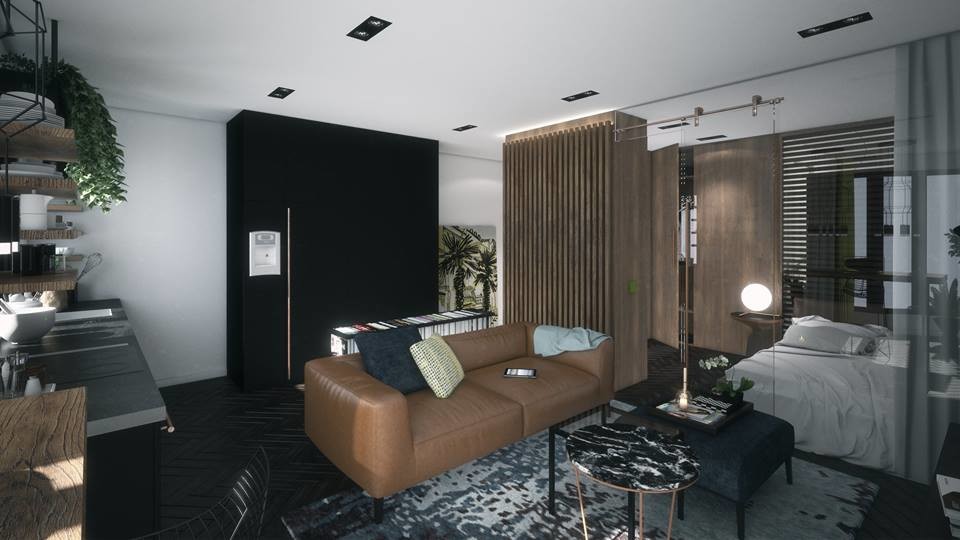 Квартира для молодого холостяка, 52 кв.м.