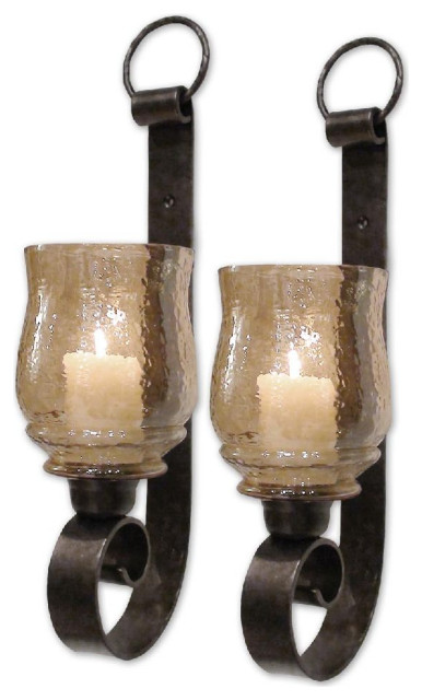 Uttermost Joselyn 6 x 18" Small Candle Holder Set of 2