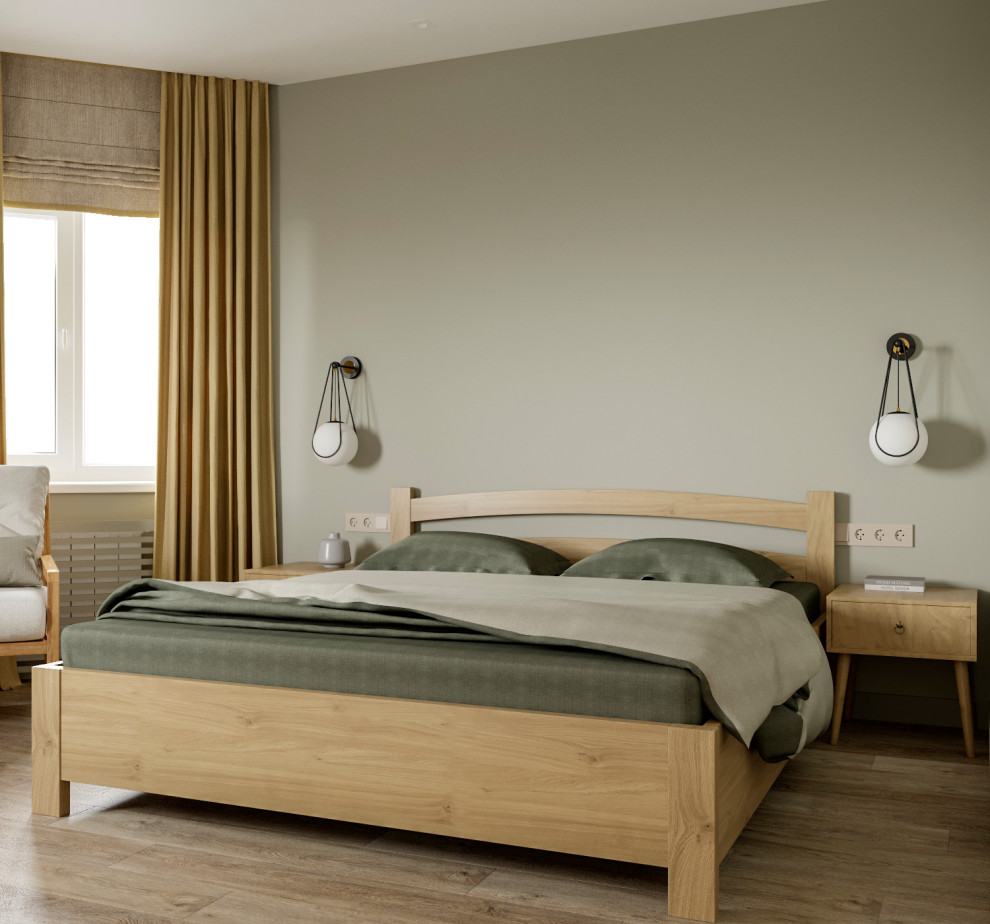 Четырех-комнатная квартира в светлых тонах.