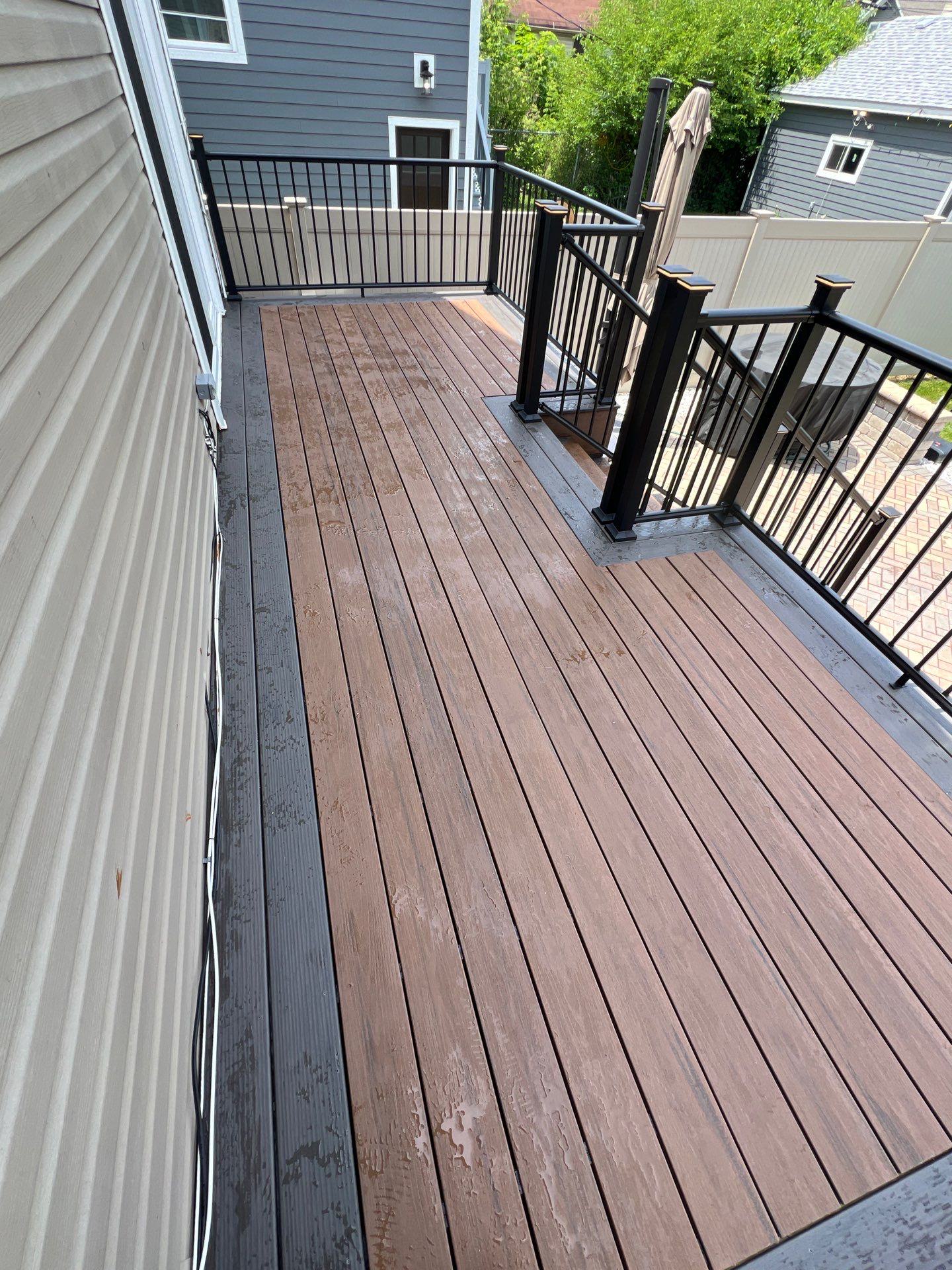 Maintenance free composite deck