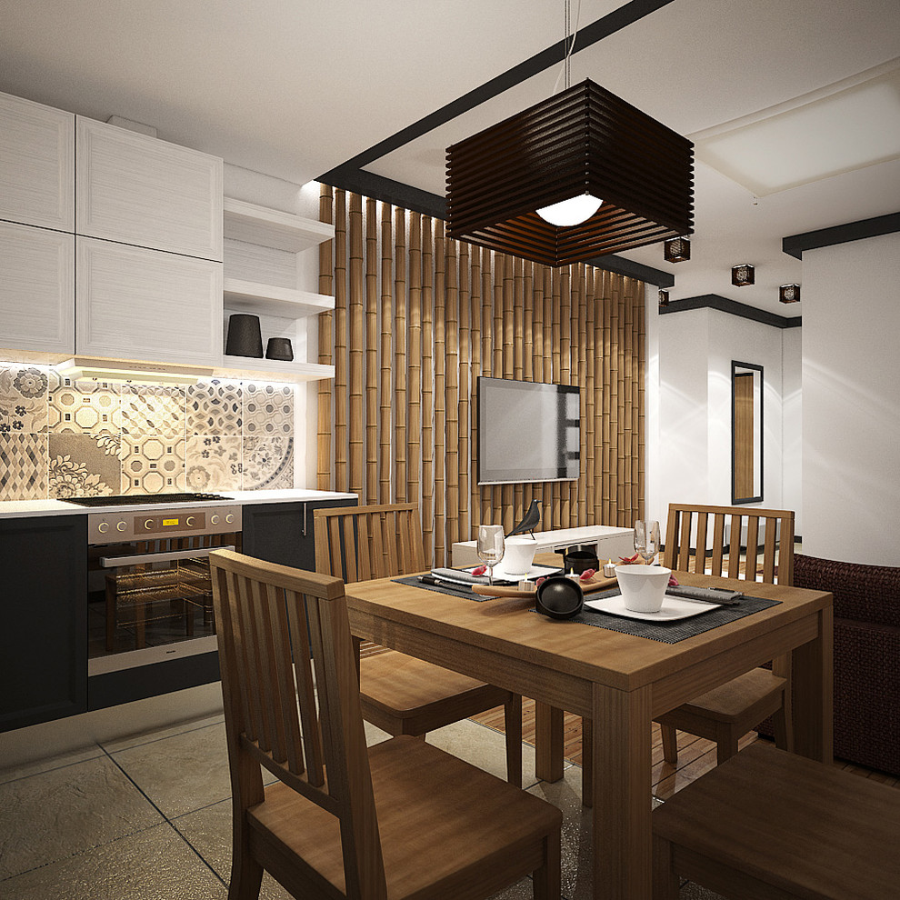 Дизайн-проект 2-х комнатной квартиры. Общая площадь 52 м2. Восточный стиль