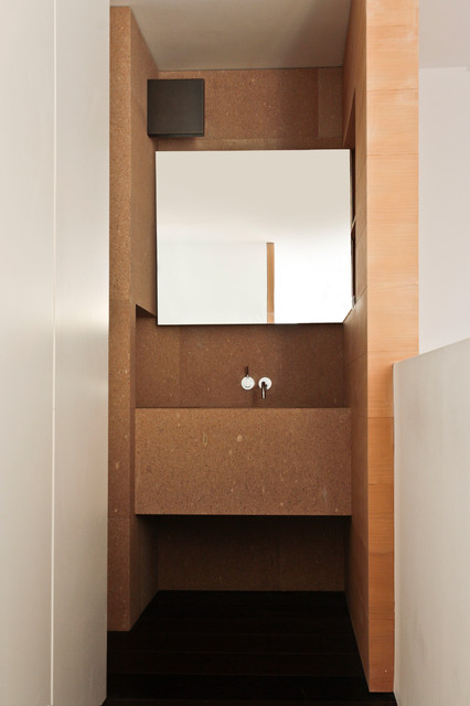 Loft contemporary-badrum