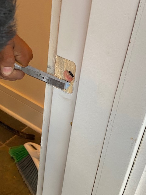 Front Door Rerpaired/Upgraded Smart Locks