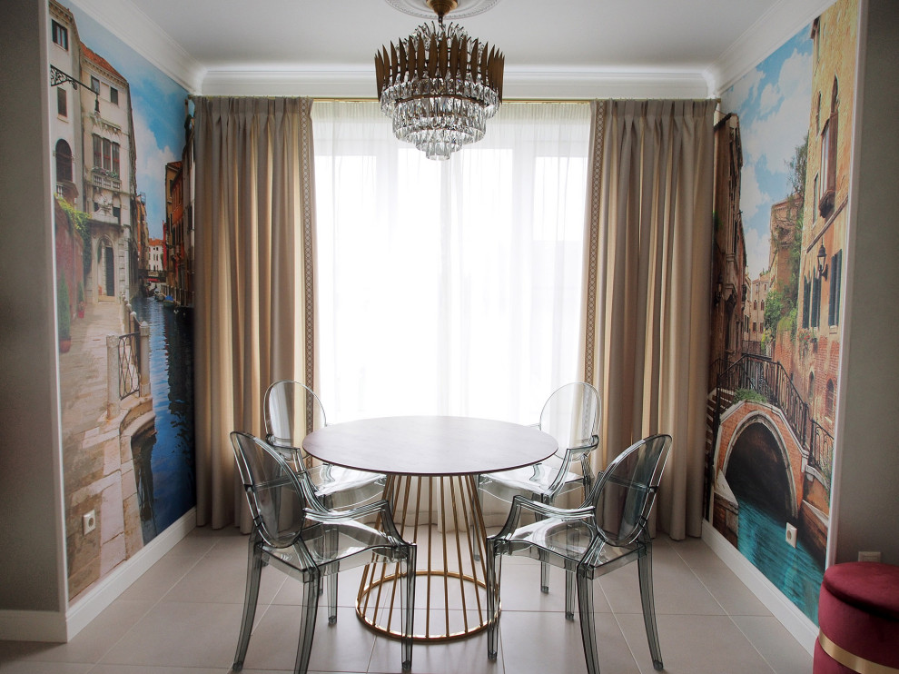 Оформление текстилем загородного дома в Морозово