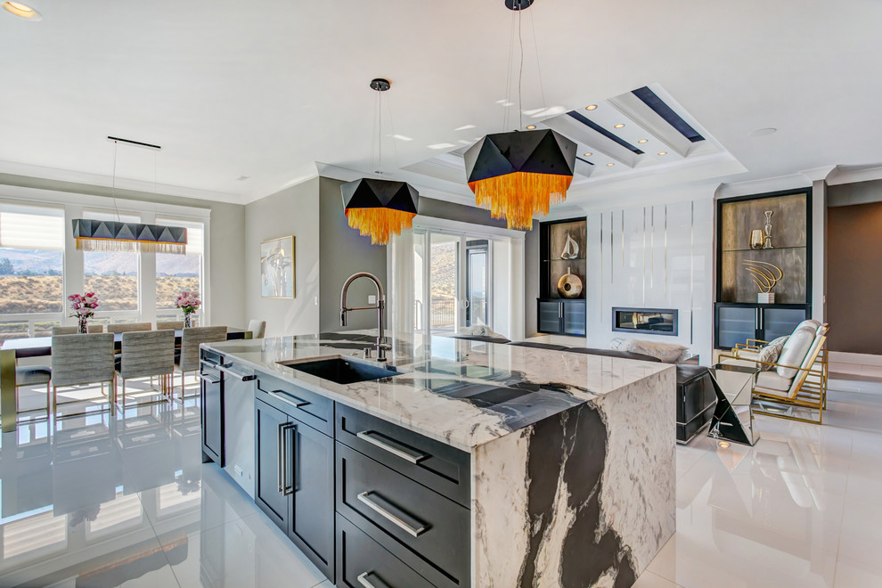 Viola E - Contemporary - Living Room - Seattle - by Prodigy Homes Inc ...