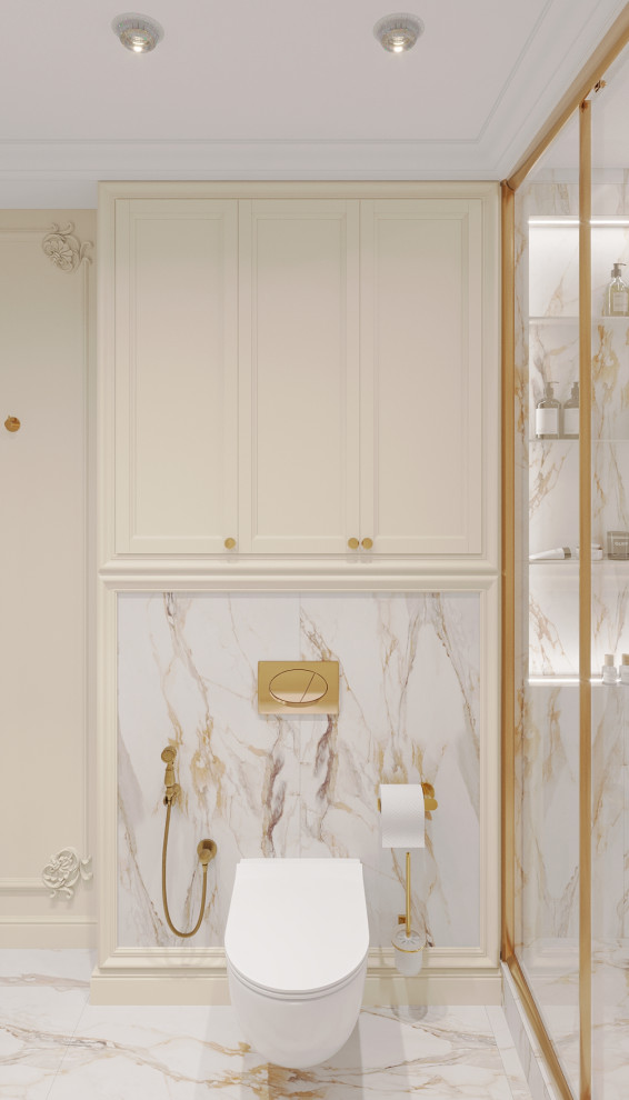 Интерьер 2-ух уровневой квартиры_ "АРОМАТ САДОВ"