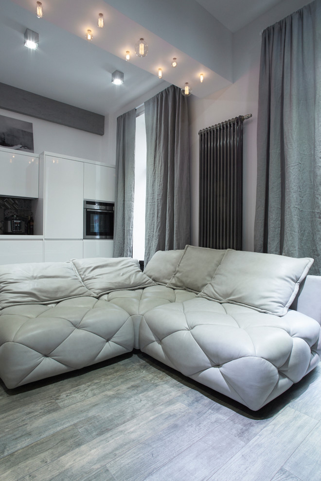 Апартаменты в стиле лофт для молодой семейной пары на ул. Берзарина