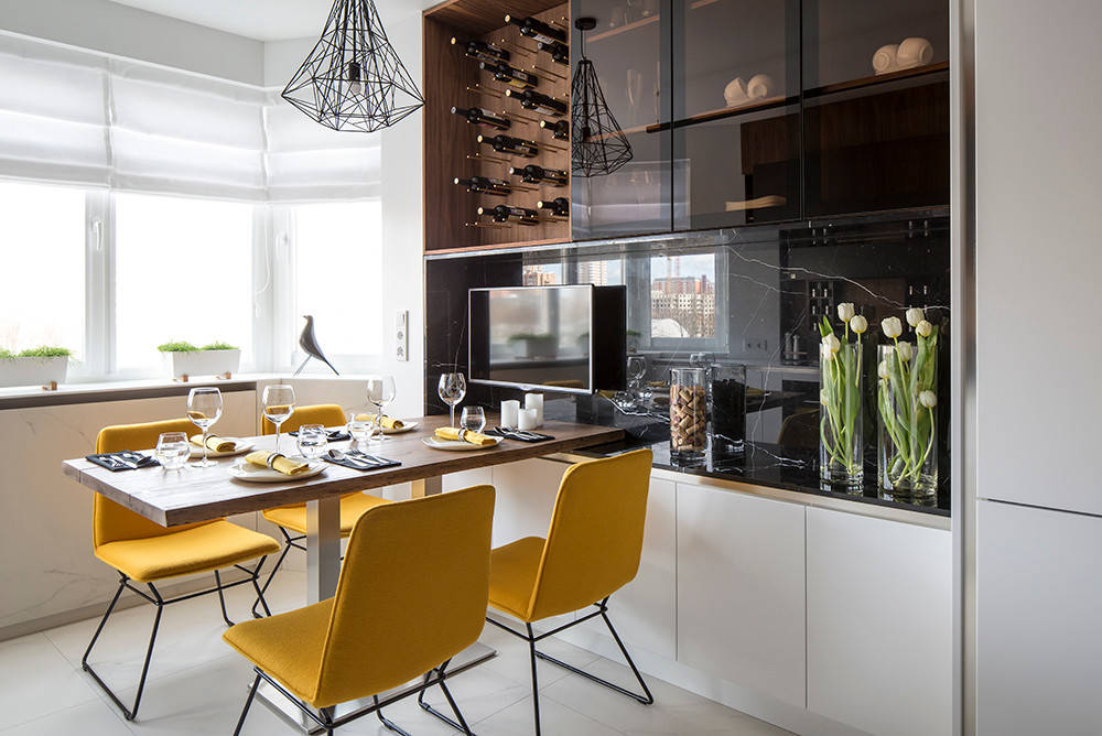 Дизайн кухни-галереи: создание стильного и функционального интерьера на 9 кв. м