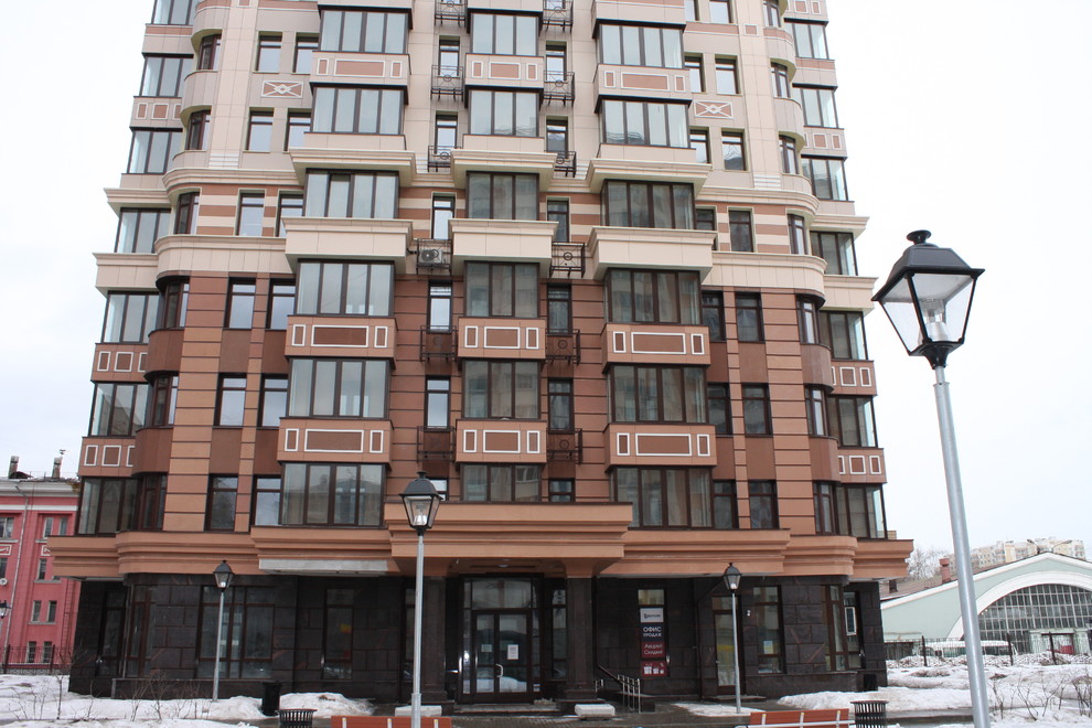 Остекление элитного жилого дома