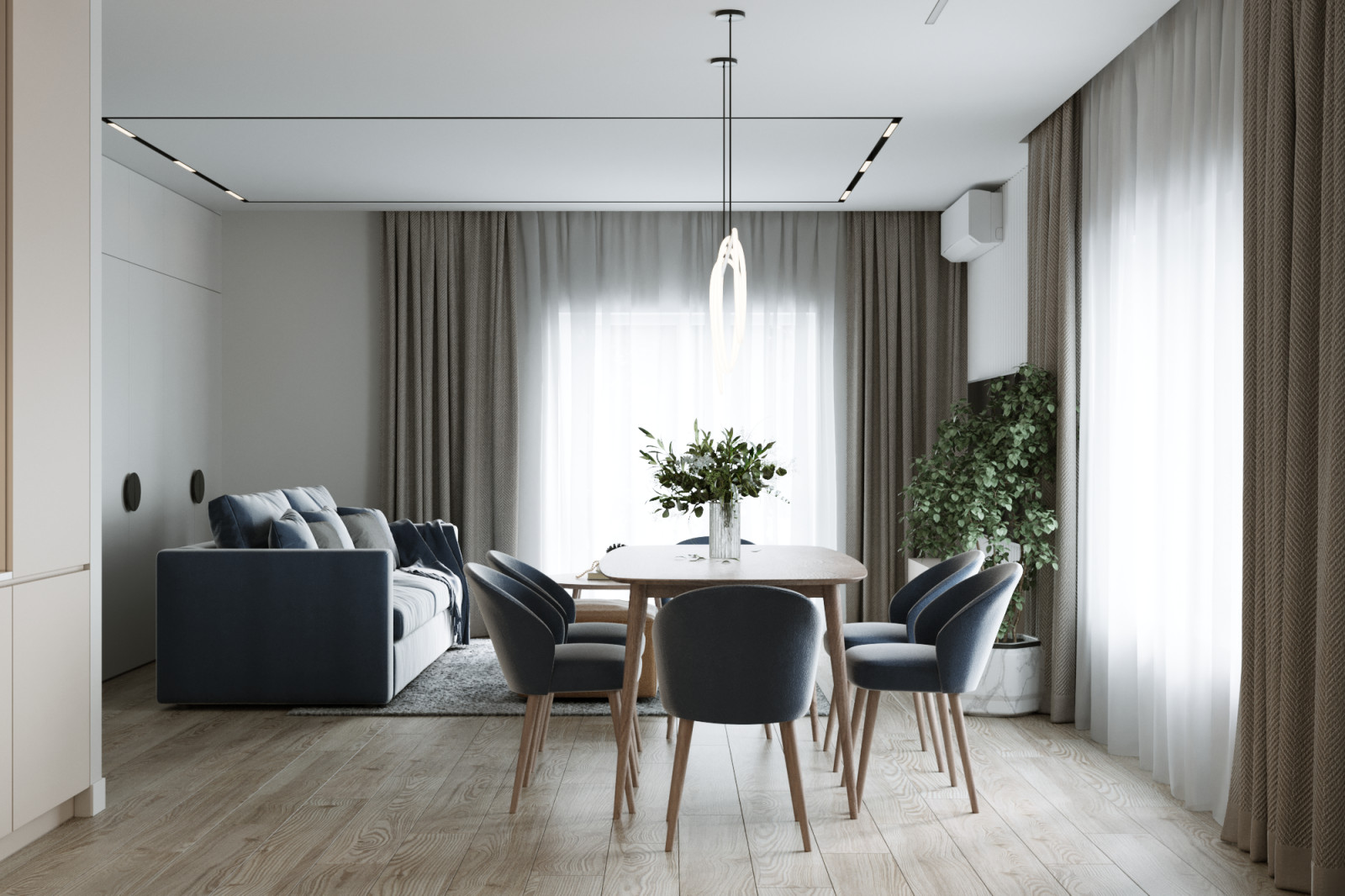 Кухня гостиная