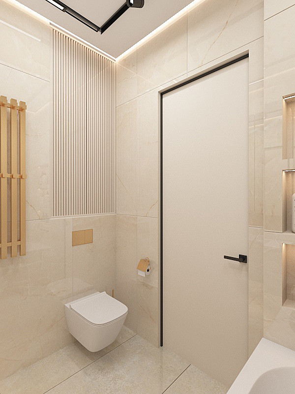 Пространство для семьи с двумя детьми. Москва, ЖК Западный порт