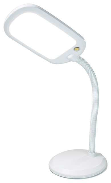Led Bright Reader Natural Daylight Full Spectrum Desk Lamp White Led Bright Reader Natural Daylight Full Spectrum Desk Lamp White
