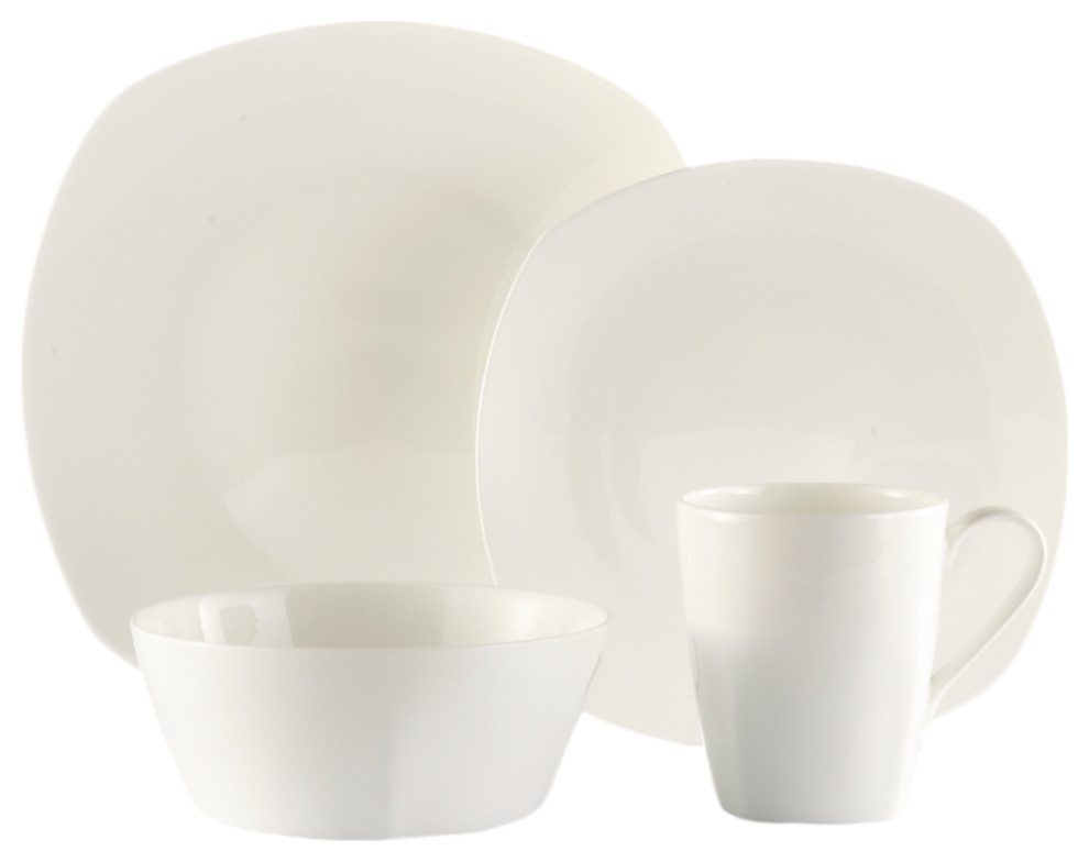 Roscher Kelsey Bone China Dinnerware 32Piece Set Traditional