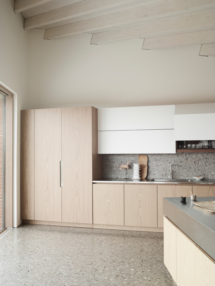 This is an example of a modern kitchen in London.
