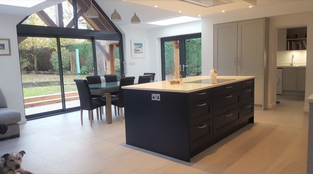 Awesome in Blue traditional-kitchen