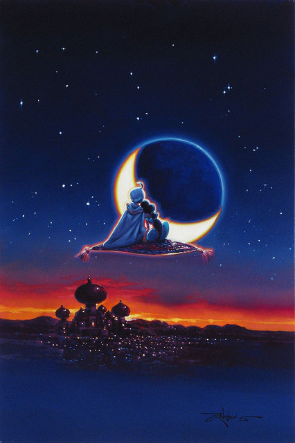 Disney Fine Art Magical Journey by Rodel Gonzalez, Gallery Wrapped Giclee