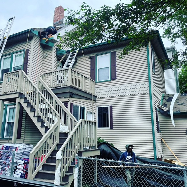 Roofing and metal fascia trim