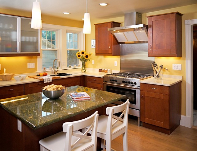 A&E TV Makeover traditional-kitchen