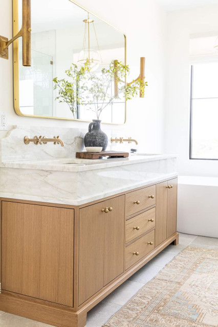 Rift White Oak baths landhausstil-badezimmer