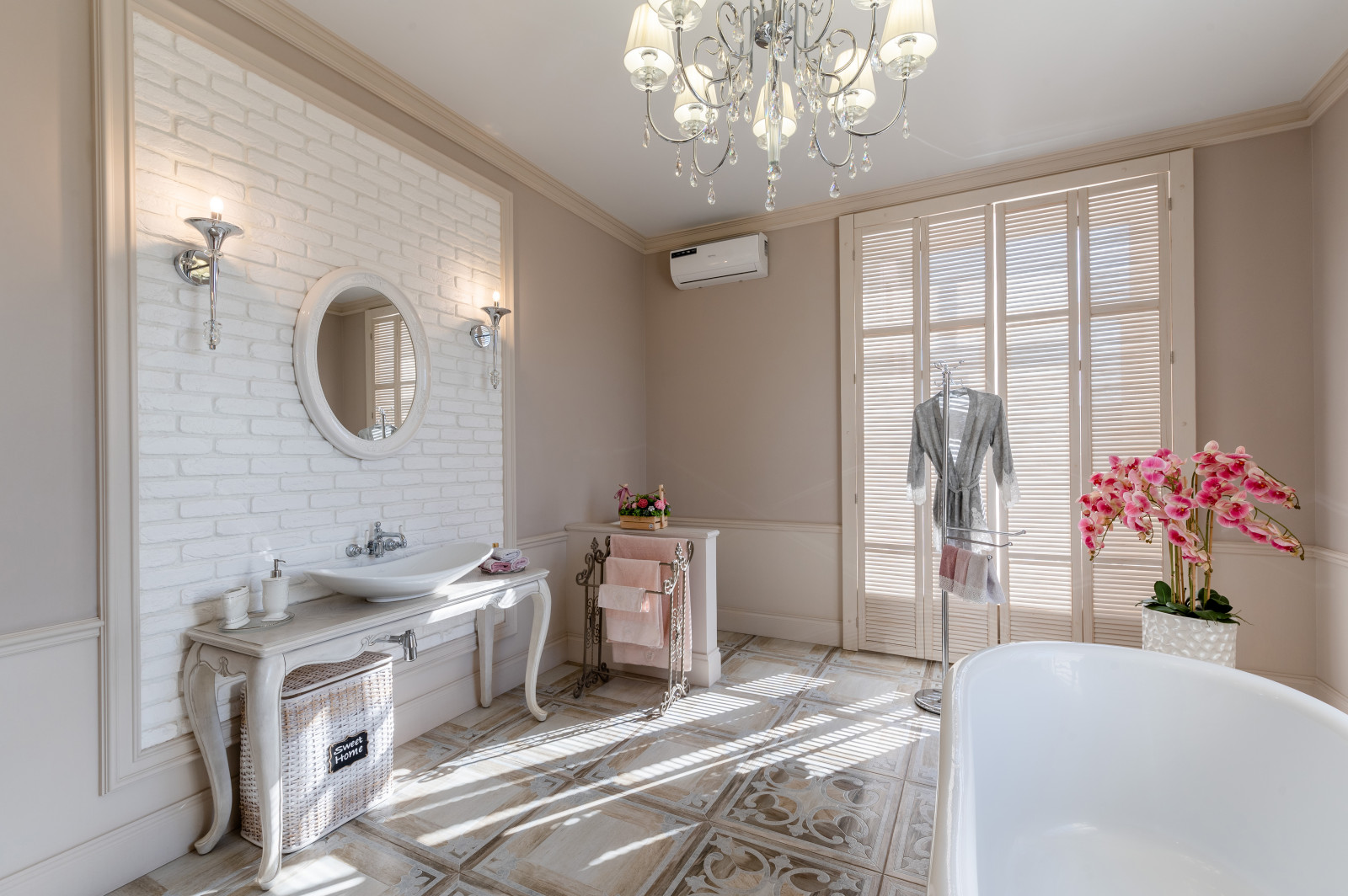 Ванная комната в частном доме, 24 кв.м.