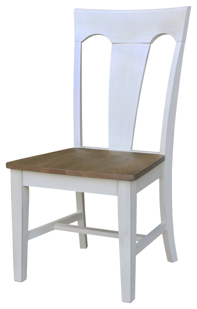 Set of Two Elle Chairs Farmhouse Dining Chairs by International