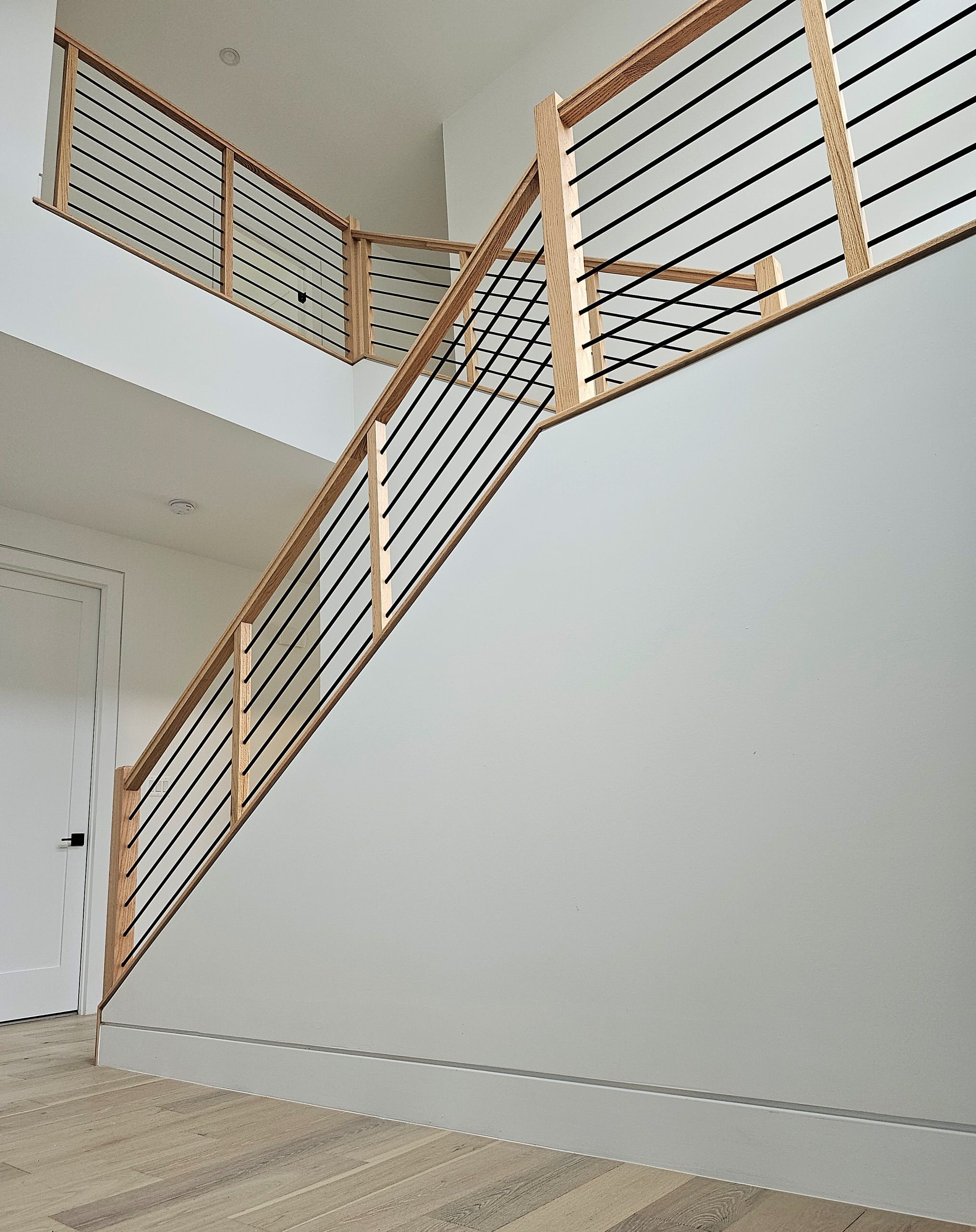 108_Red Oak Stairs in Light Filled Space, Fairfax, VA 22031