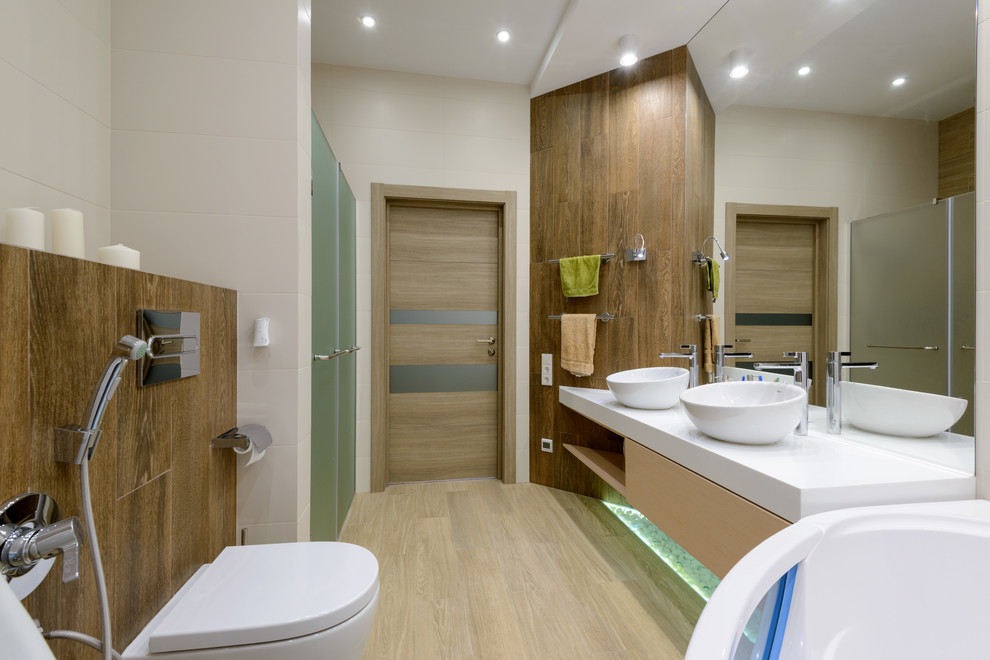 Двухъярусная квартира в стиле Экоминимализм