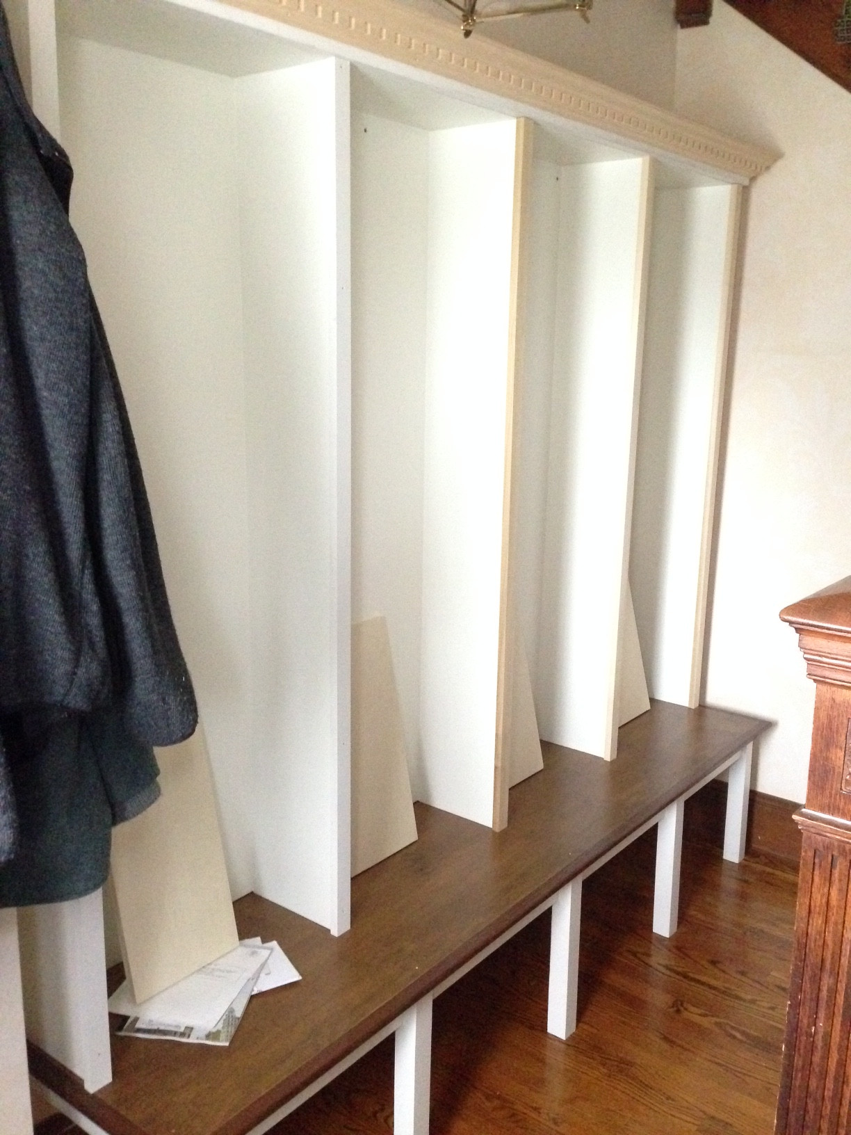 Newton, MA Foyer & Reading Nook