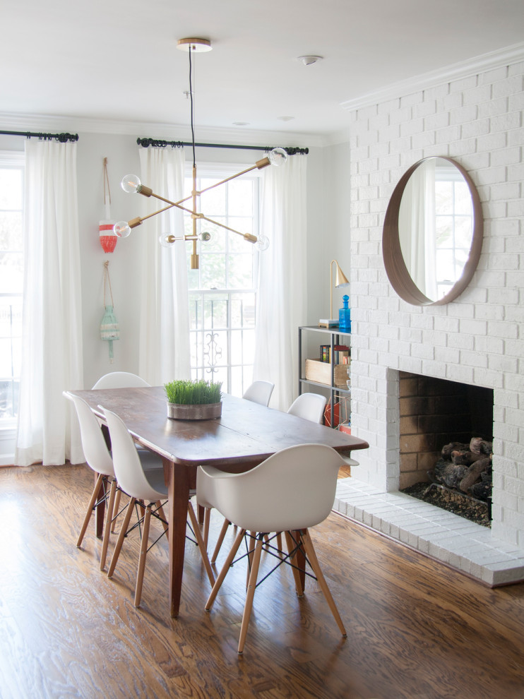 Inspiration for an eclectic dining room in Atlanta.